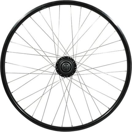 Roue arrière alu double paroi moyeu rayons inox P2R Er20 Nexus 7V Disc Centerloc