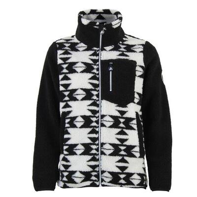 Dames fleece met rits en borstzak peak mountain sherpa 350g