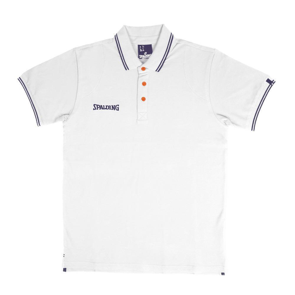 Spalding - Polo Spalding Essential - Polo Manches Courtes - Blanc|bleu - Xl - Decathlon