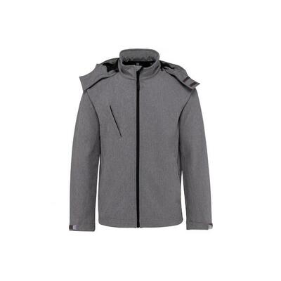 Jas kariban softshell à capuche amovible