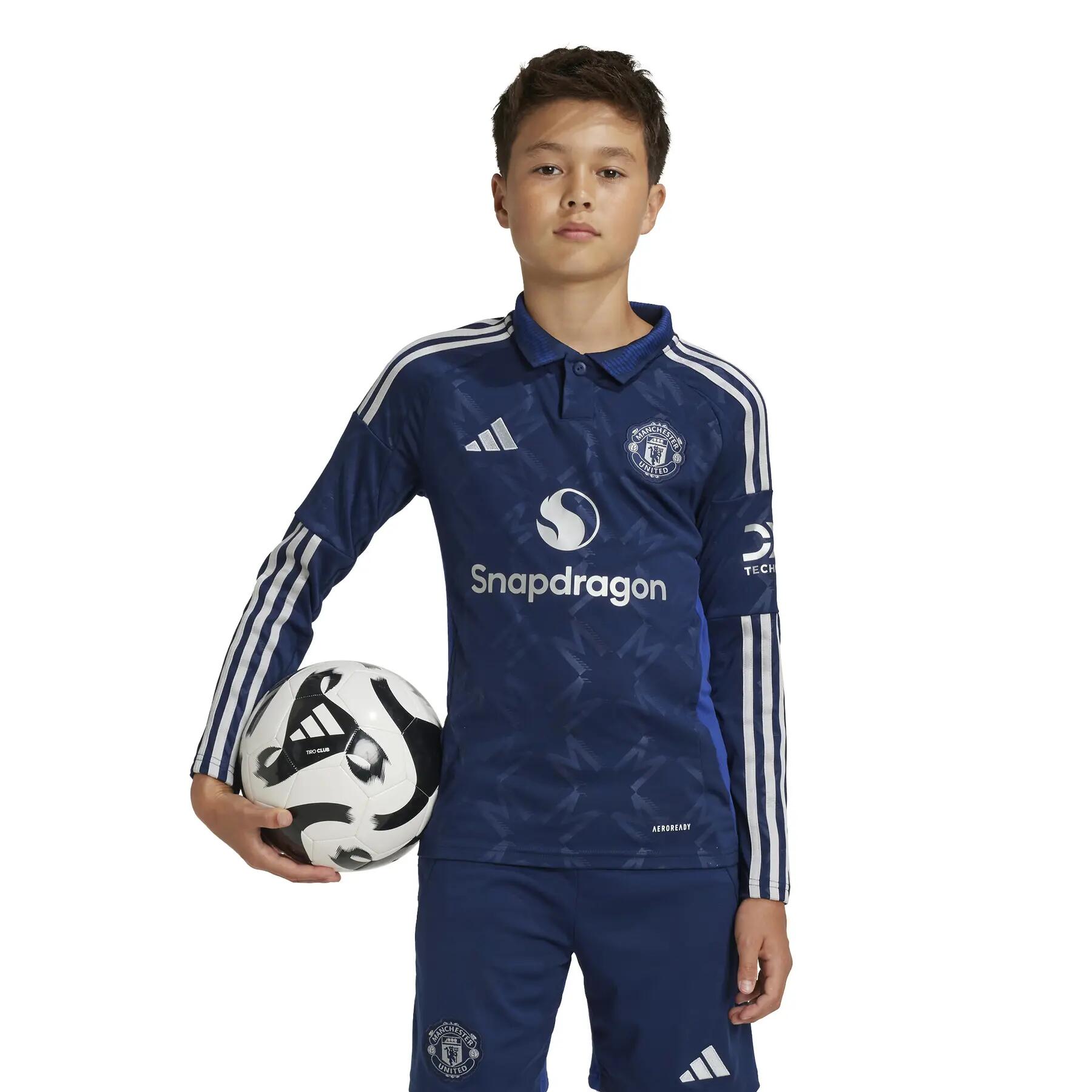 Camiseta 2ª Equipación de manga larga infantil Manchester United 2024/25 2/7