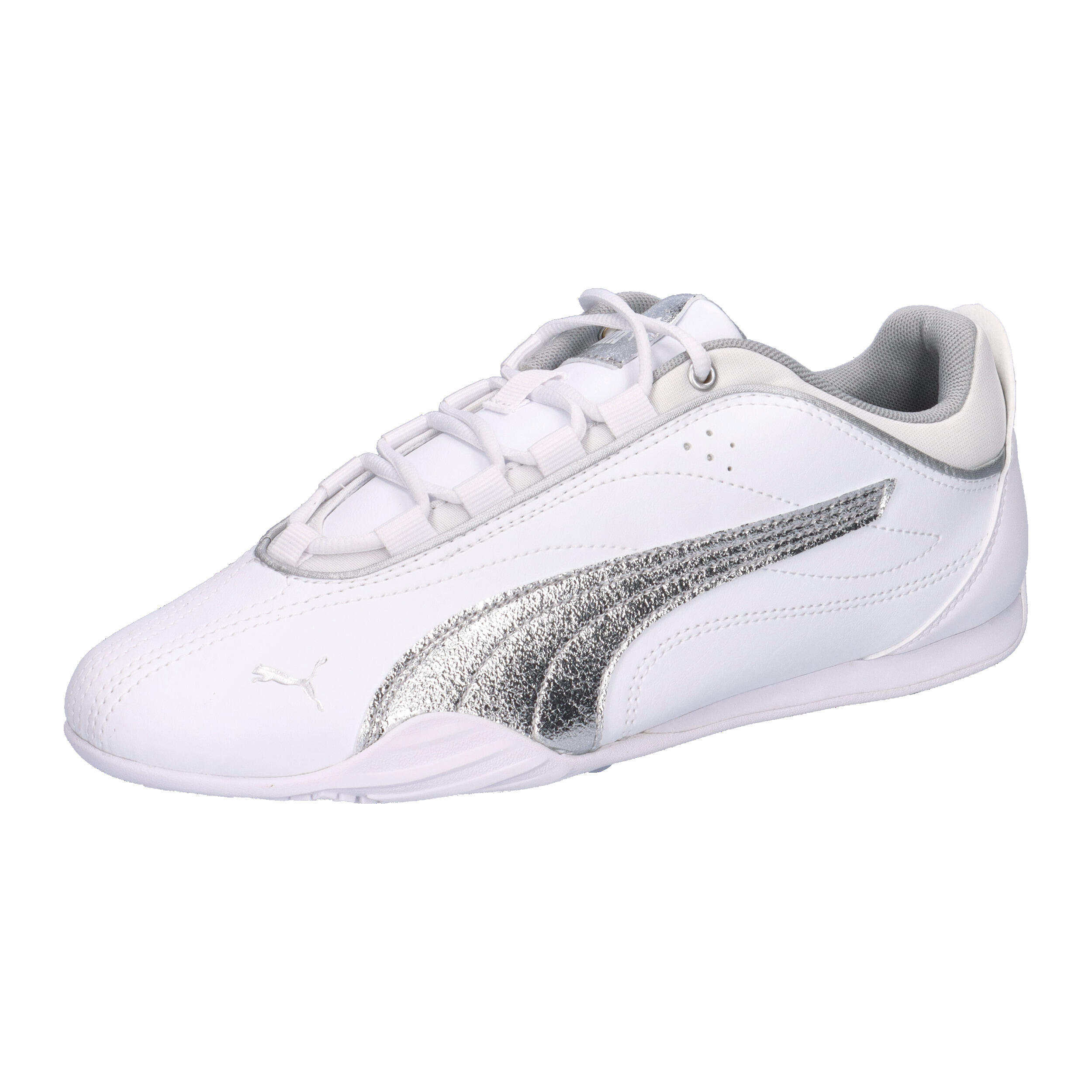 Puma - Chaussure De Randonnée Baskets Femme Puma Puma Catch Soleil Metallic Whisper Bla - Baskets - Blanc|gris - Decathlon