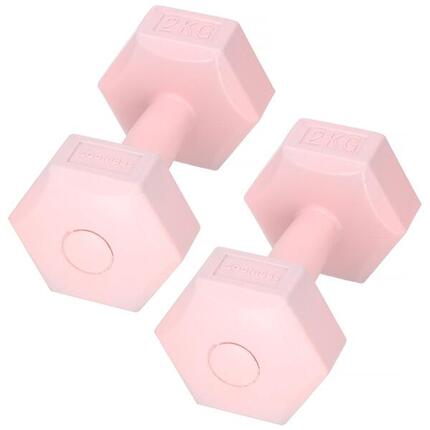 Ciężarki do ćwiczeń Springos 2kg hexagonalne hantle 2 szt.