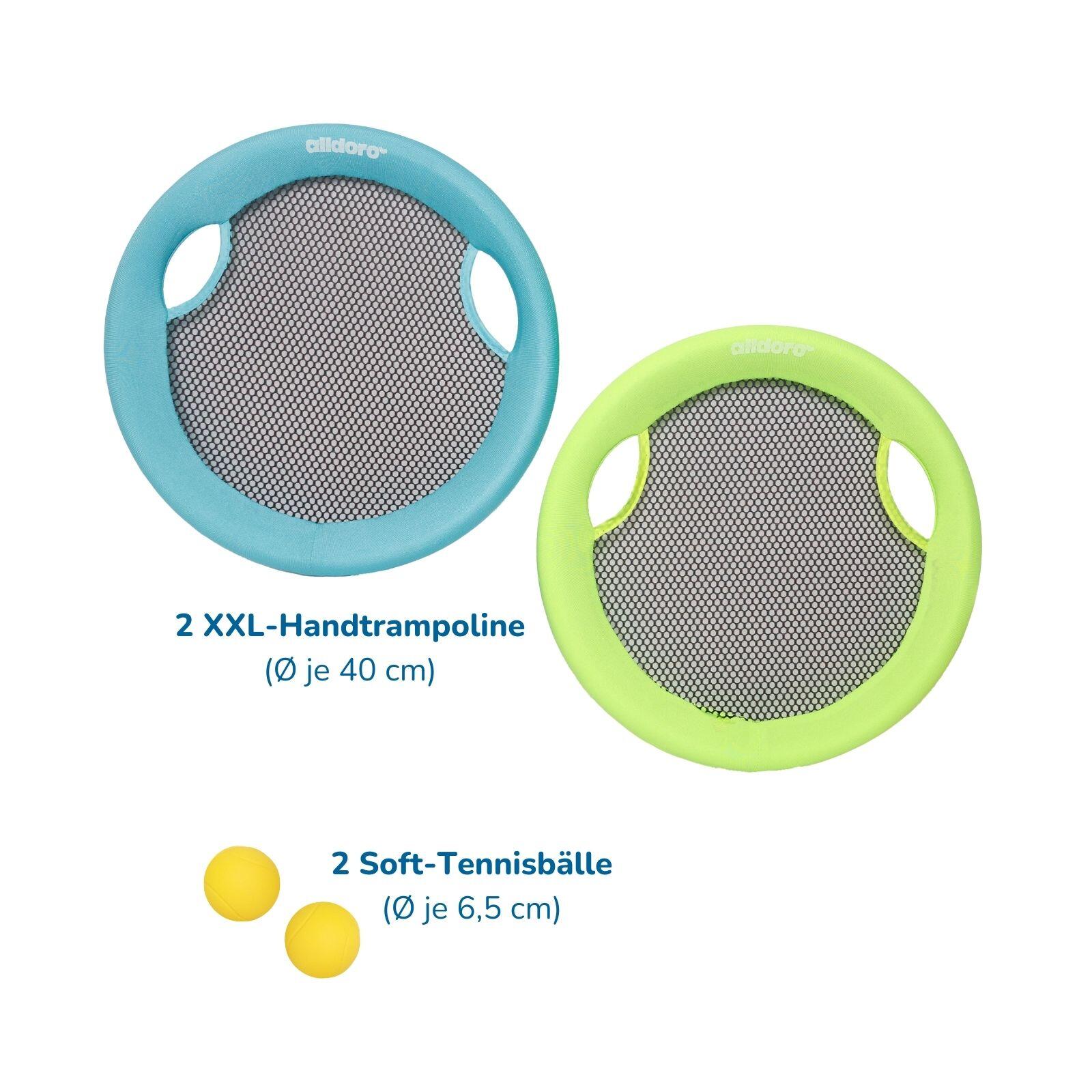 2 in 1 Beachball & XL Wurfscheibe - Strandspiel-Set für Kinder ab 5 Jahre 7/7