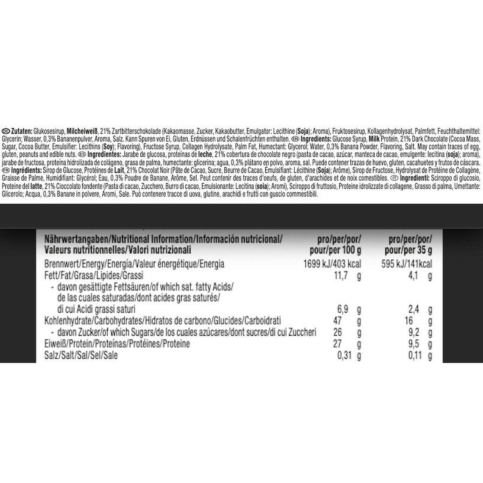 Weider - Barres Protéinées - Classic Protein Bar - Chocolat Noir Boite De 24 - Barre Protéinée - Decathlon