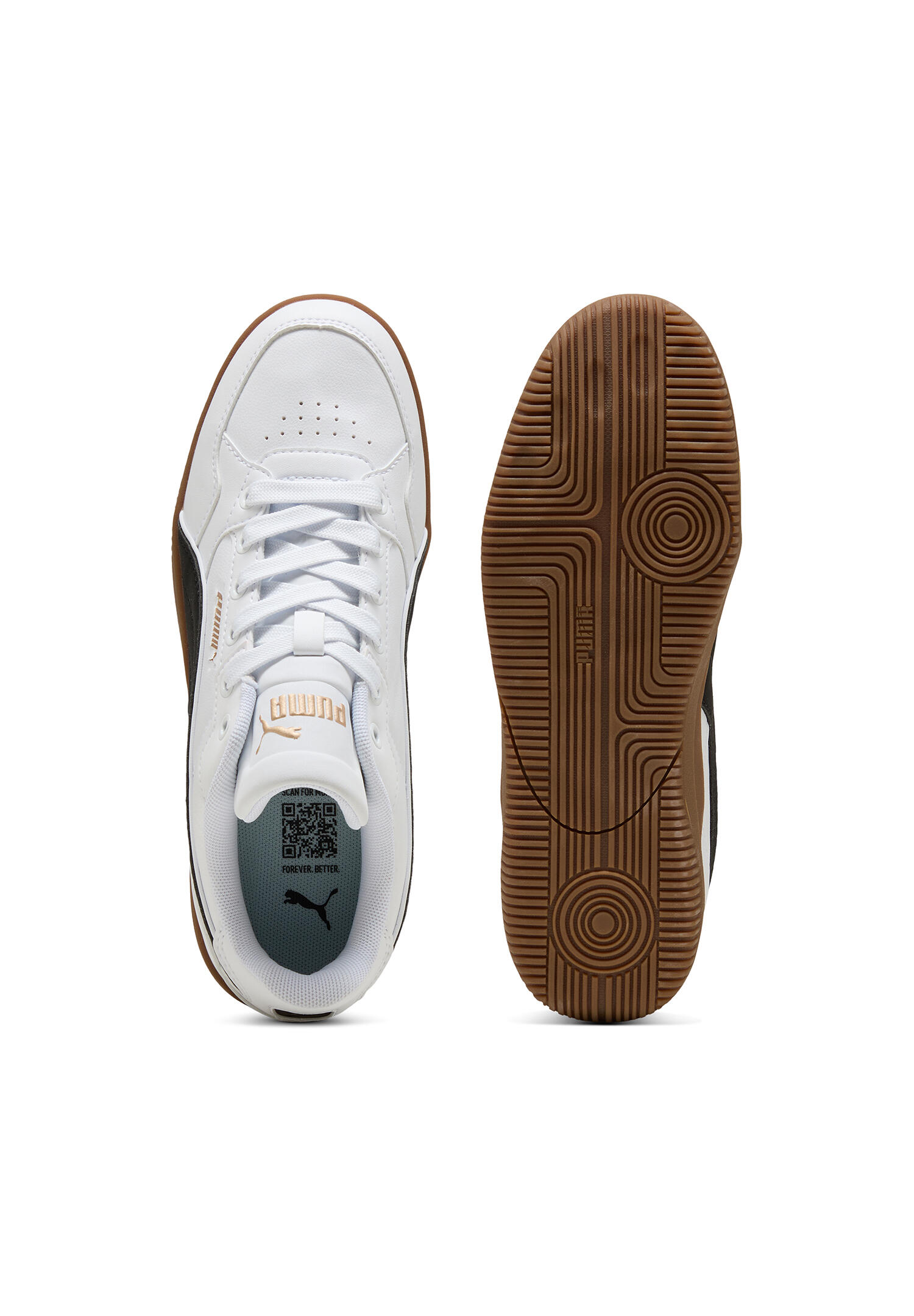 Puma Damen K-Moda Sneaker Lifestyle Schuhe 404499 04 White-Black-Gum 4/5