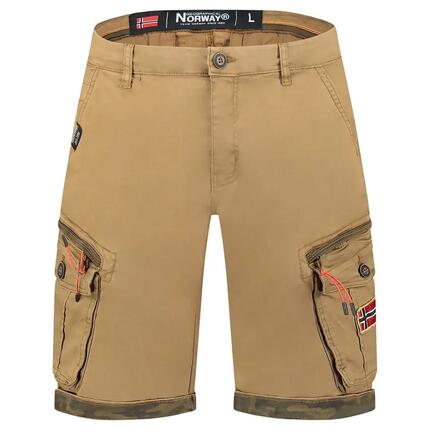 GEOGRAPHICAL NORWAY Bermudy PARENTO KAKI DB MEN 317 Baskets