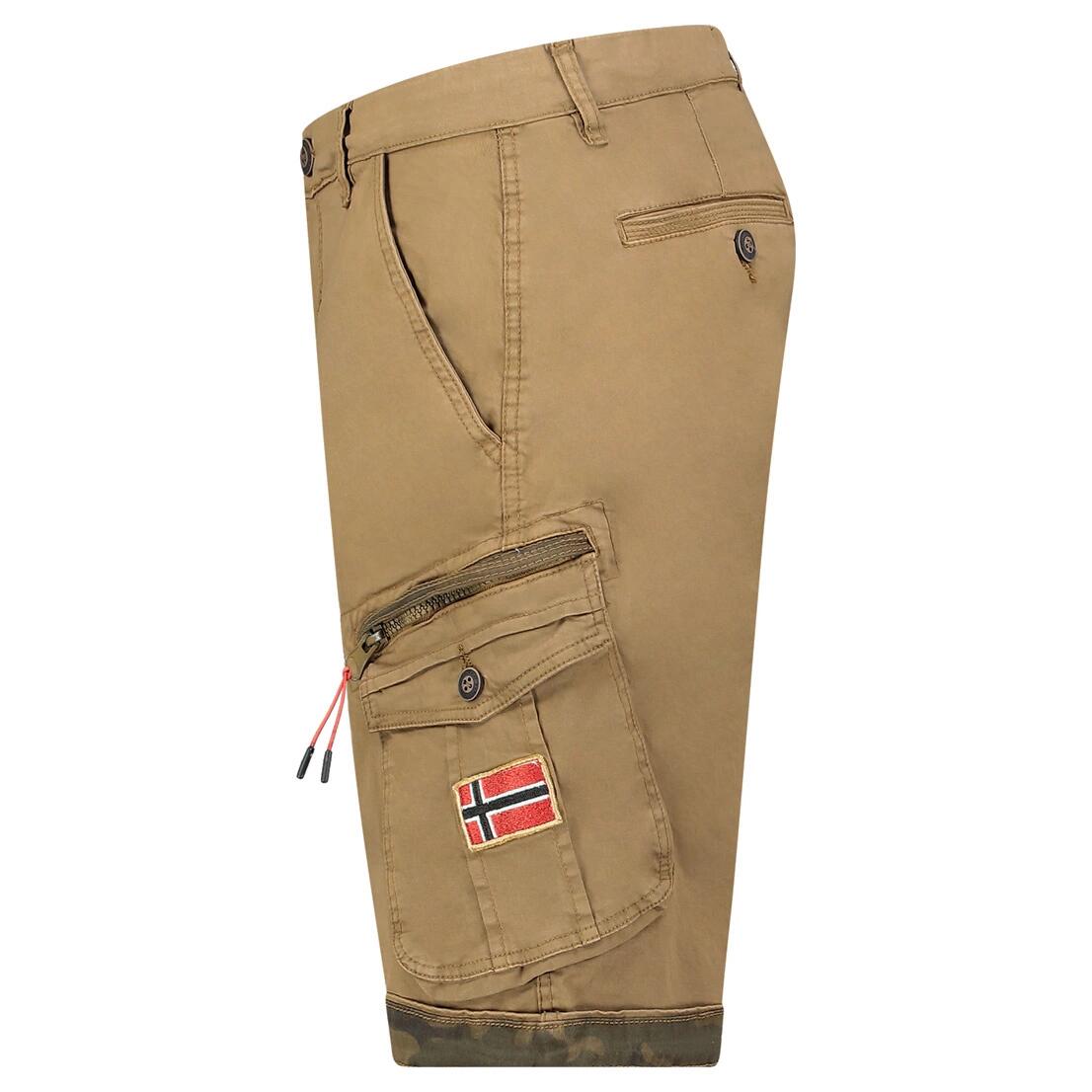 GEOGRAPHICAL NORWAY Bermudy PARENTO KAKI DB MEN 317 Sneakers 3/3
