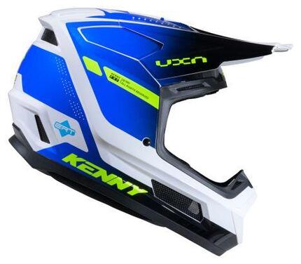 Casque Integral Kenny Performance Bleu/Blanc