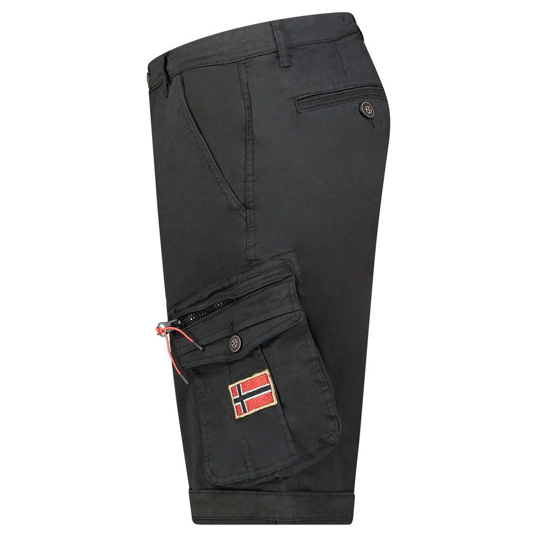 GEOGRAPHICAL NORWAY Bermudy PARENTO BLACK DB MEN 317 Sneaker Schwarz 2/3