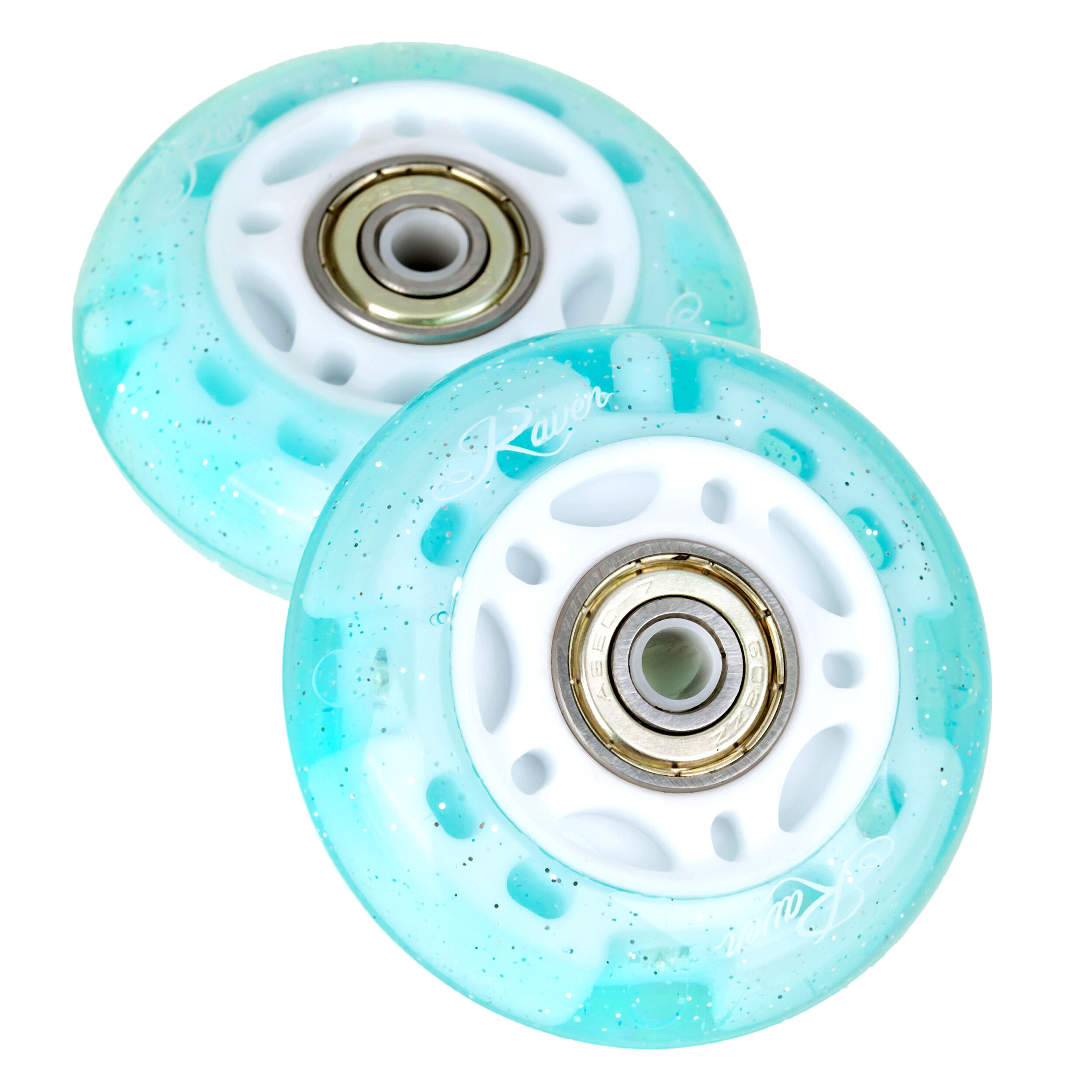 8 ruedas LED luminosas + rodamientos para ruedas Zoya PU 2/5