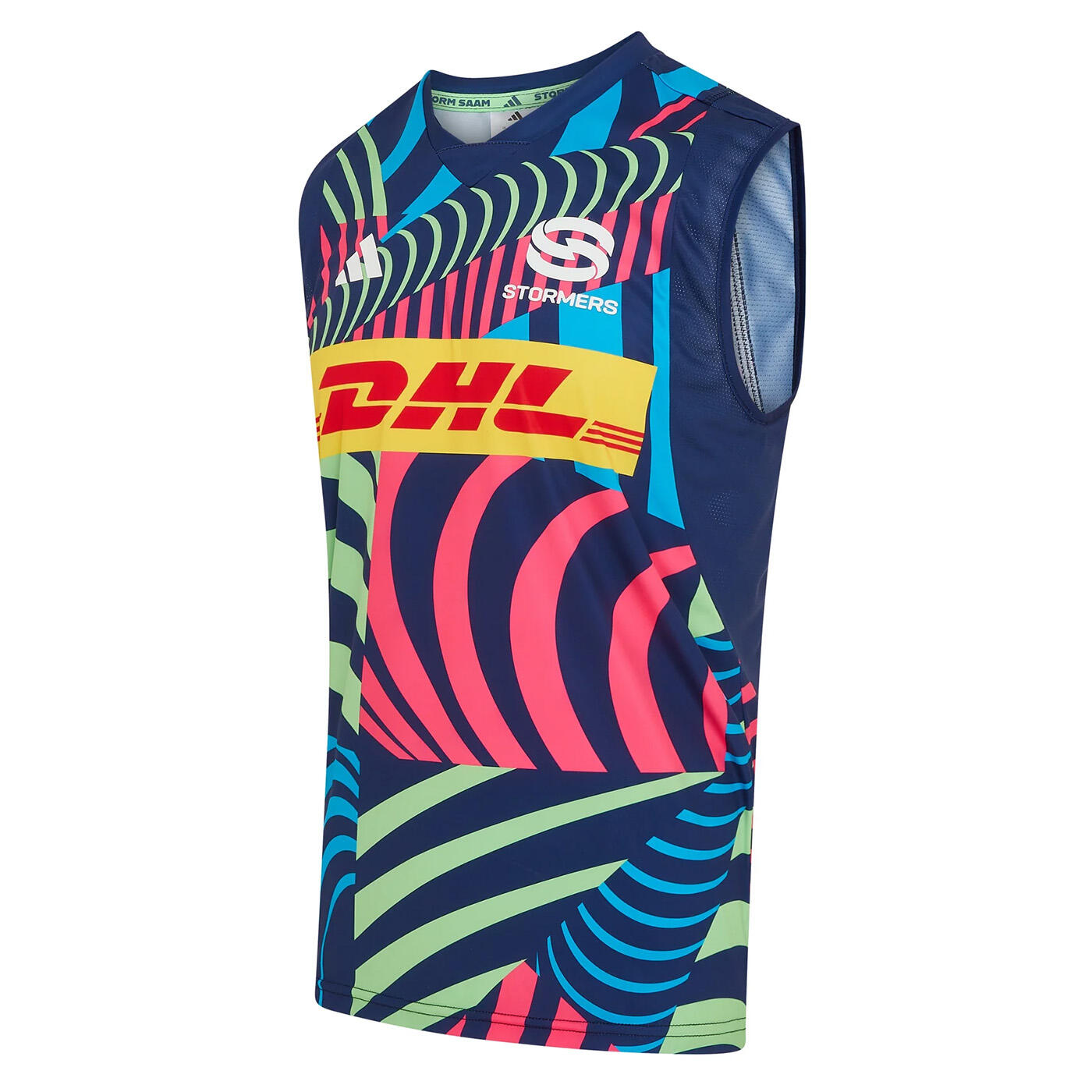 Débardeur d'entrainement DHL Stormers pour homme Adidas 3/3