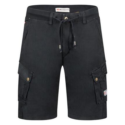 Bermudy Geographical Norway PAKITO BLACK DB MEN 256 czarny męska