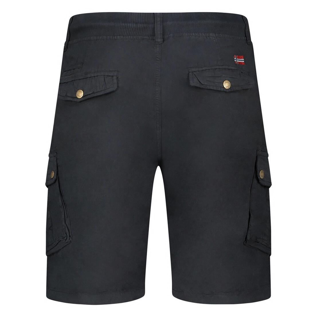 GEOGRAPHICAL NORWAY Bermudy PAKITO BLACK DB MEN 256 Sneaker Schwarz 2/3