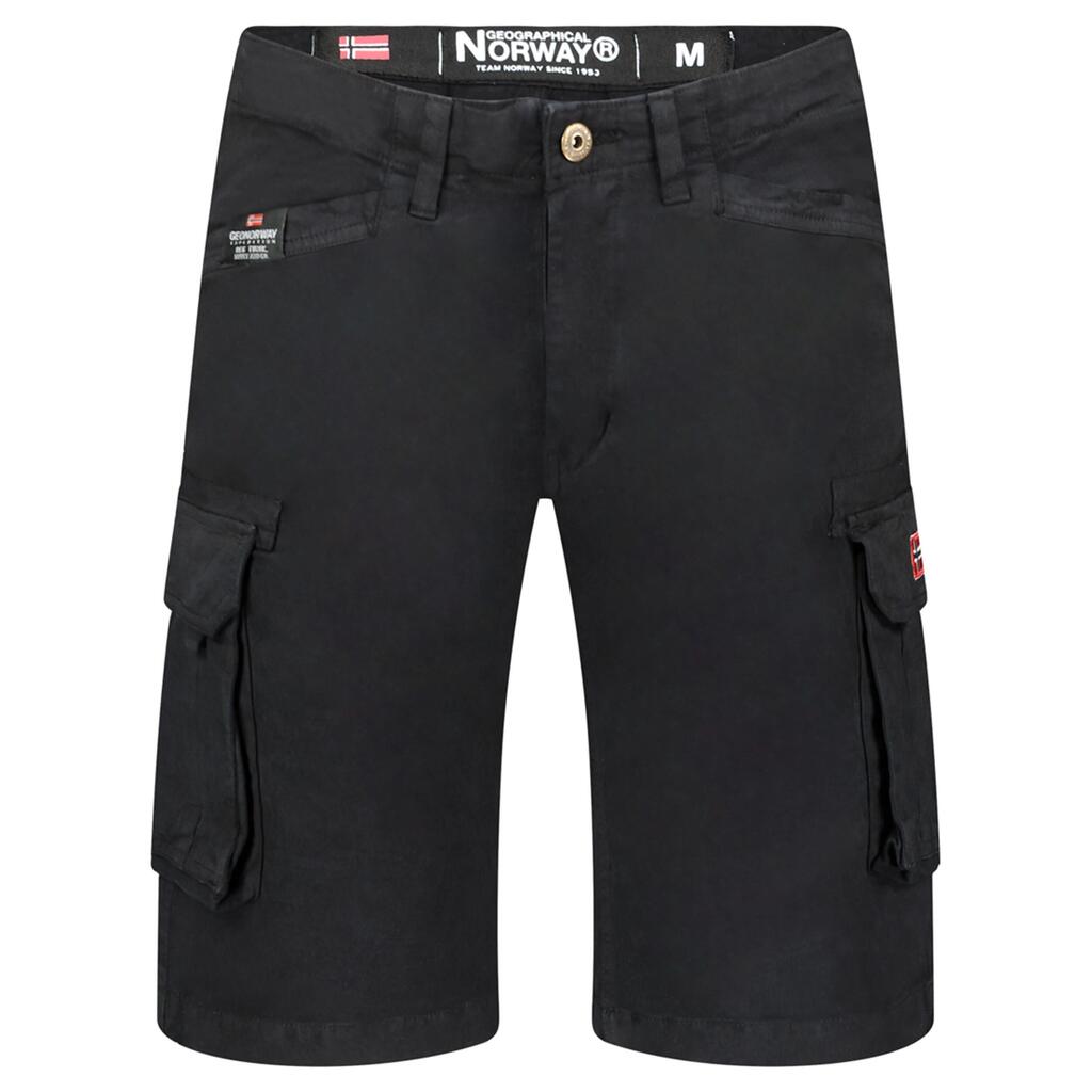 GEOGRAPHICAL NORWAY Bermudy PALAR BLACK DB MEN 256 Sneakers Black