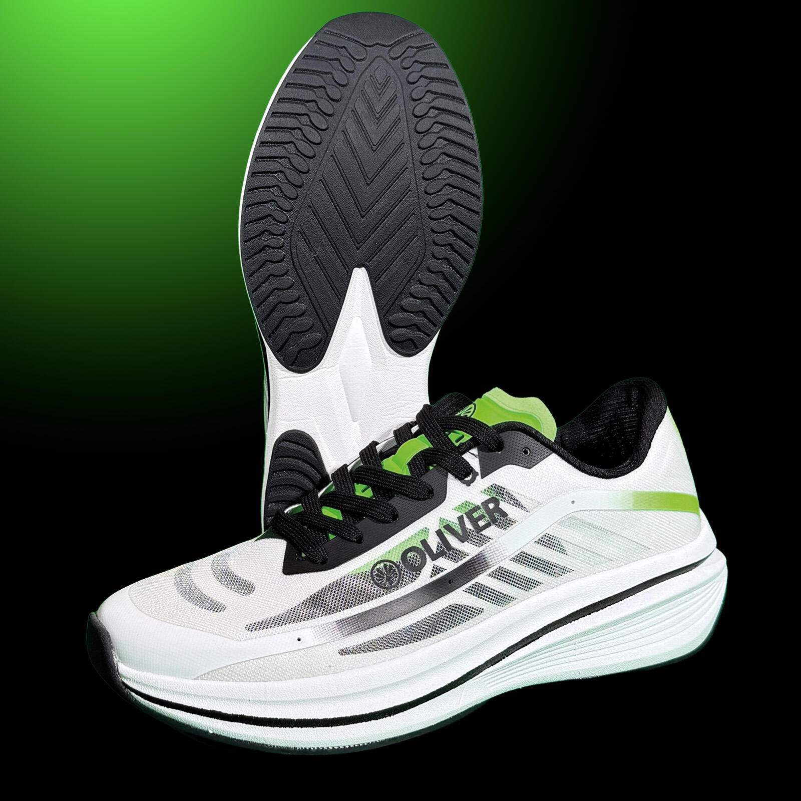 Zapatillas deportivas hombre Fitness Pro Lite 2.0 verde-blanco 3/5