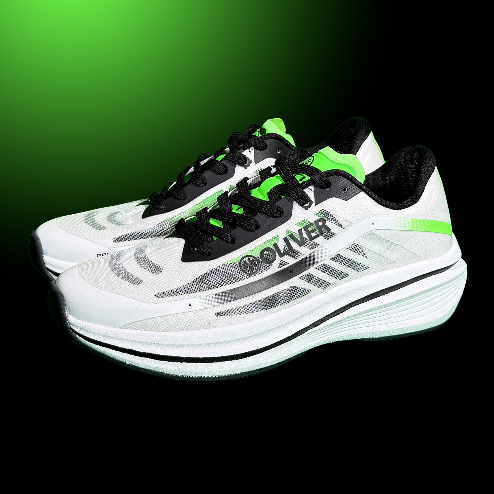 Zapatillas deportivas hombre Fitness Pro Lite 2.0 verde-blanco 2/5