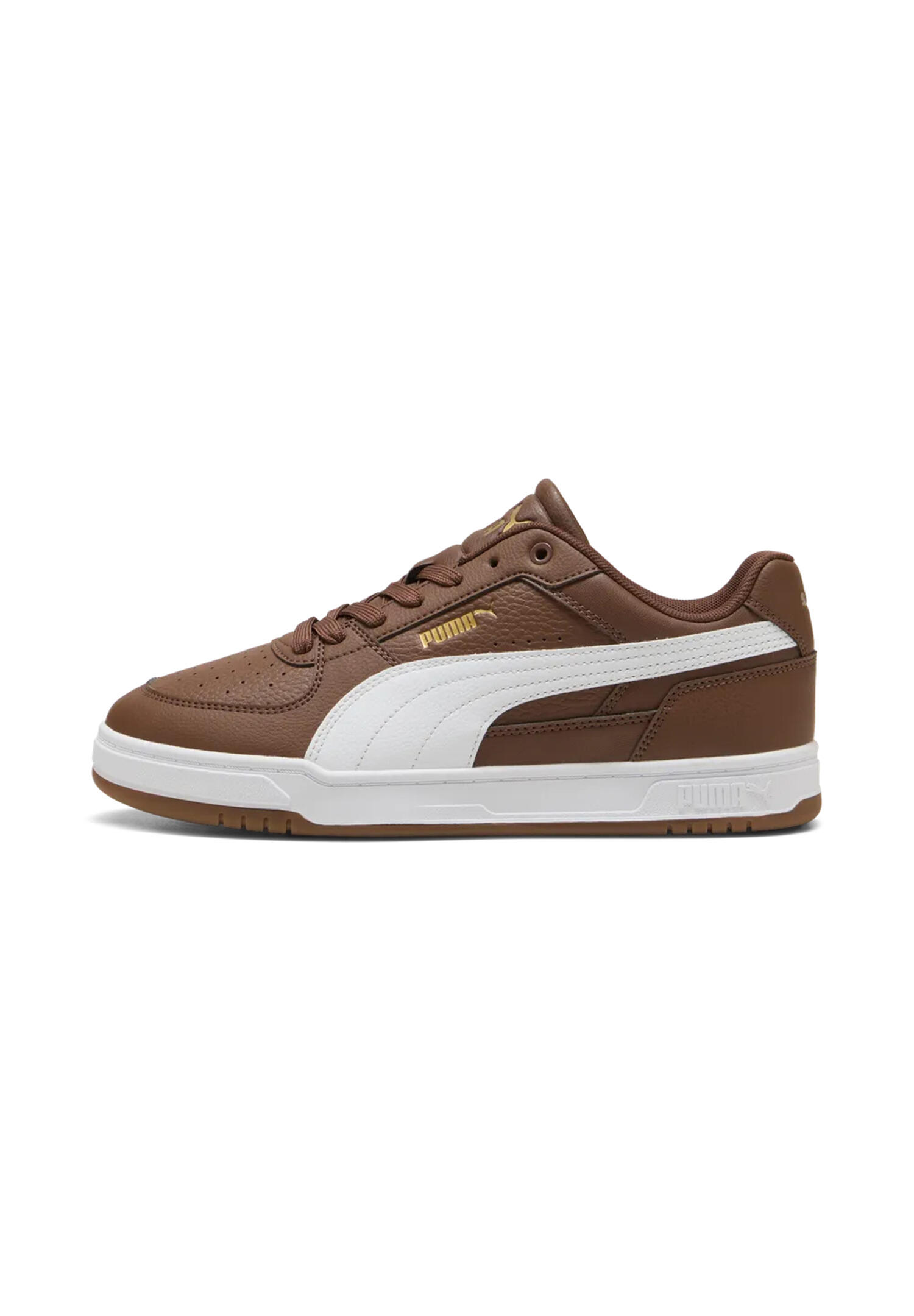 Puma Herren Caven III Sneaker Schuhe 404484 16 Chestnut Brown-White-Gold 2/5
