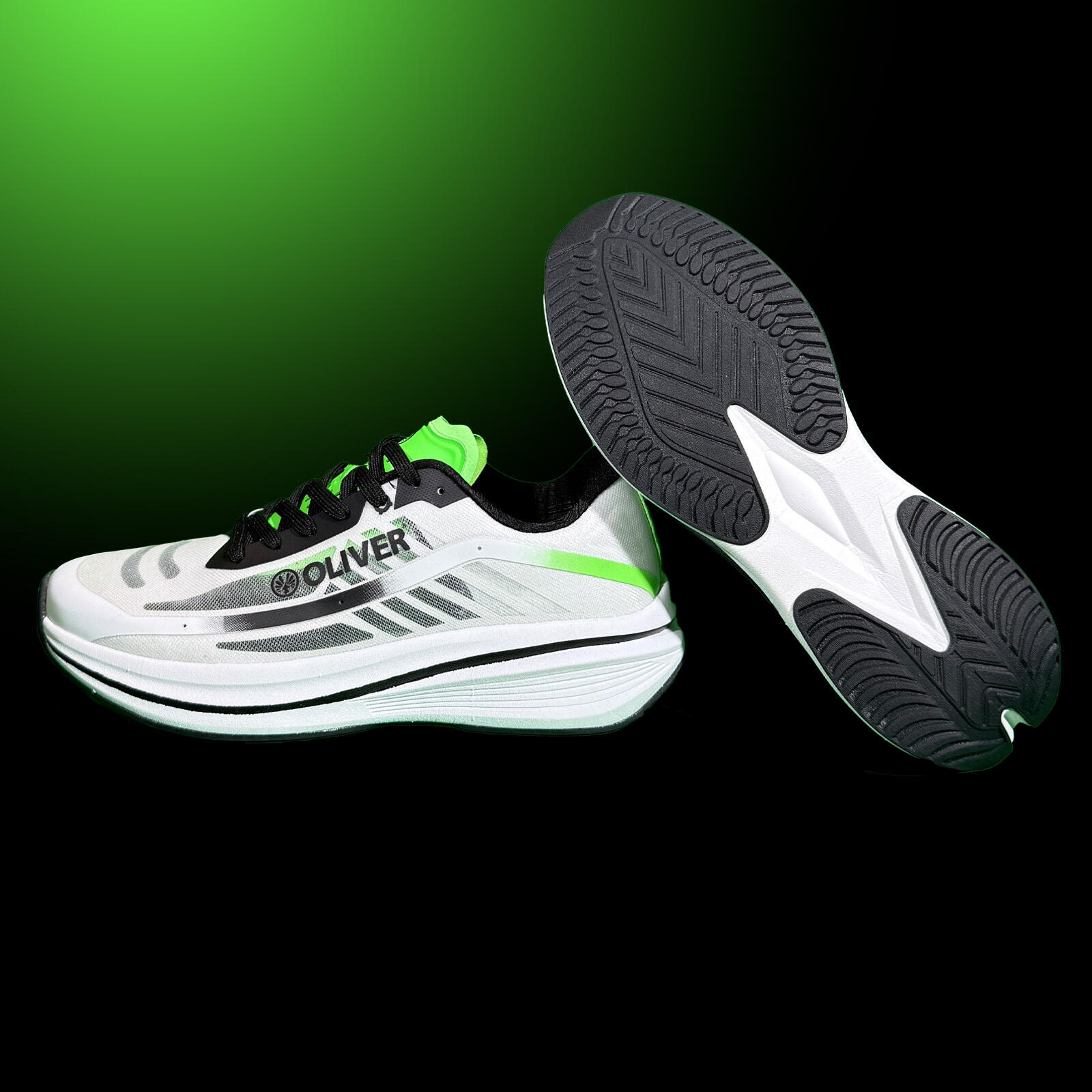 Zapatillas deportivas hombre Fitness Pro Lite 2.0 verde-blanco 4/5