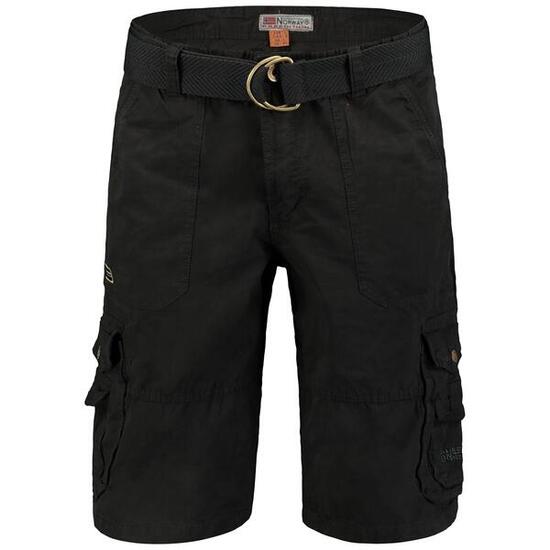 Bermudy Geographical Norway PEROU BLACK DB MEN 063 czarny męska