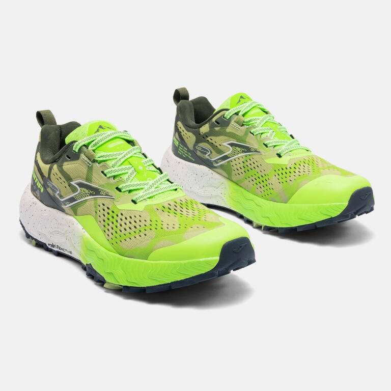 Zapatillas Trail Hombre Joma Sima 26 Verde Flúor Resistentes-TKSIMS2615 3/6