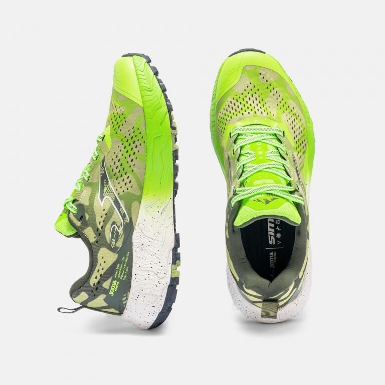 Zapatillas Trail Hombre Joma Sima 26 Verde Flúor Resistentes-TKSIMS2615 5/6