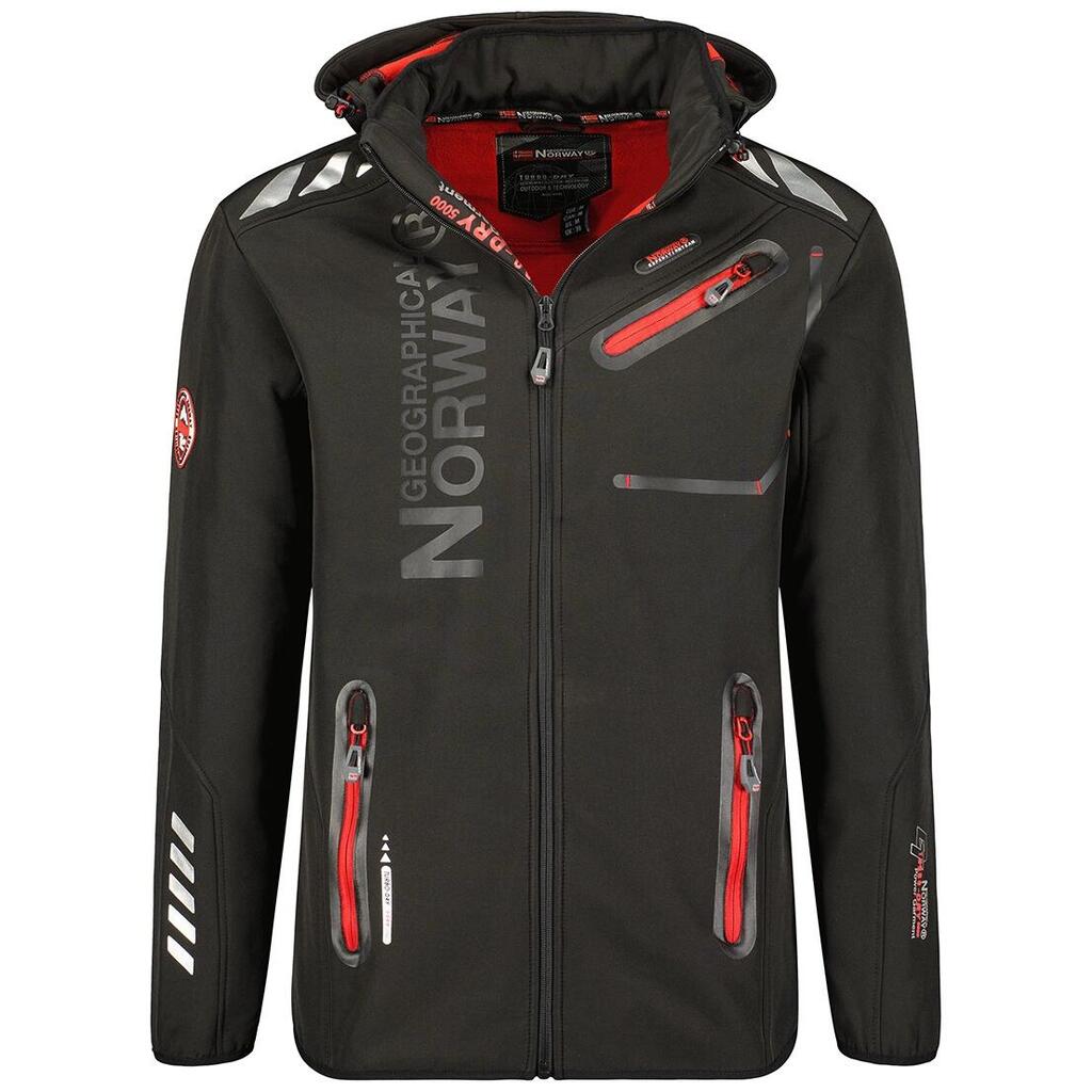GEOGRAPHICAL NORWAY Softshell ROYAUTE DB BLACK RED MEN 068 (WY2000H GN Black Sne