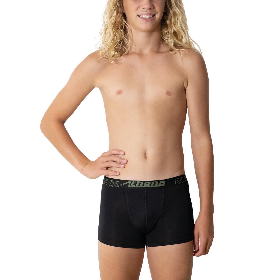 Lot de 3 boxers garçon Ecopack Trio Choc 6/7