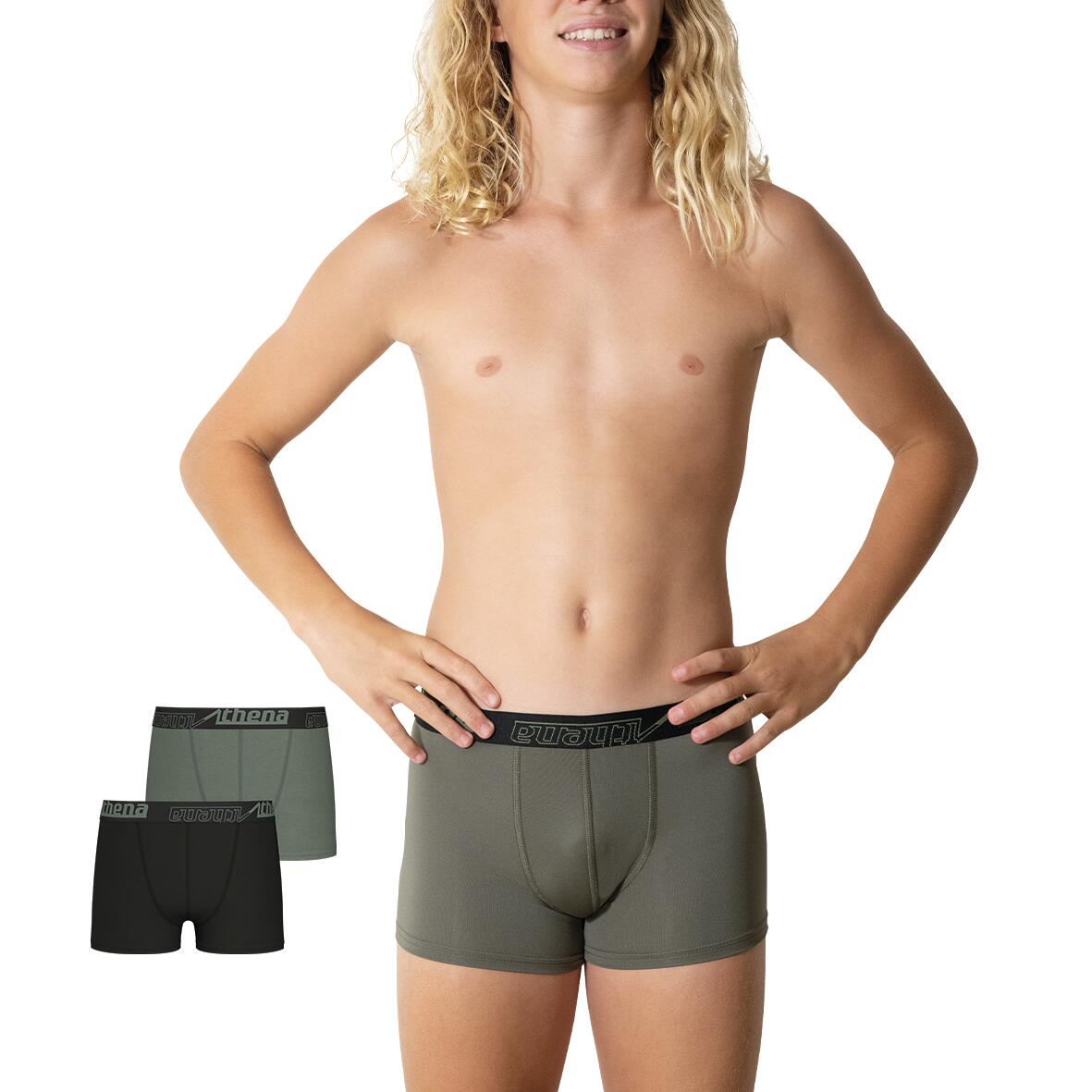 Lot de 3 boxers garçon Ecopack Trio Choc 4/7