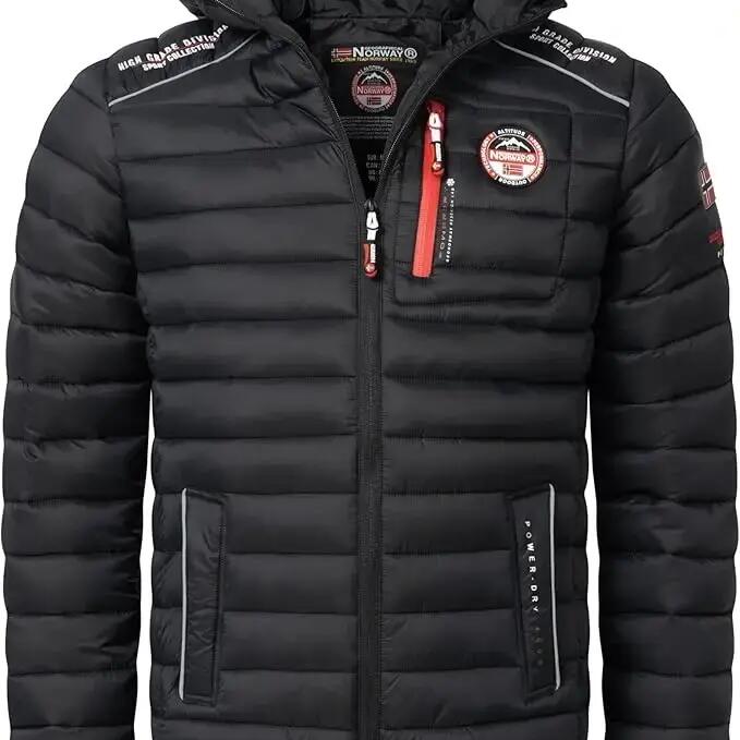 GEOGRAPHICAL NORWAY Kurtka BRICK BLACK GTX MEN 068 BLACK Sneak (WY6357H/GN-NOIR)