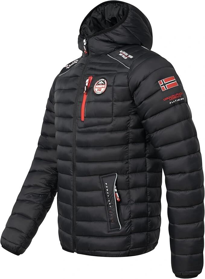 GEOGRAPHICAL NORWAY Kurtka BRICK BLACK GTX MEN 068 BLACK Sneak (WY6357H/GN-NOIR) 2/3