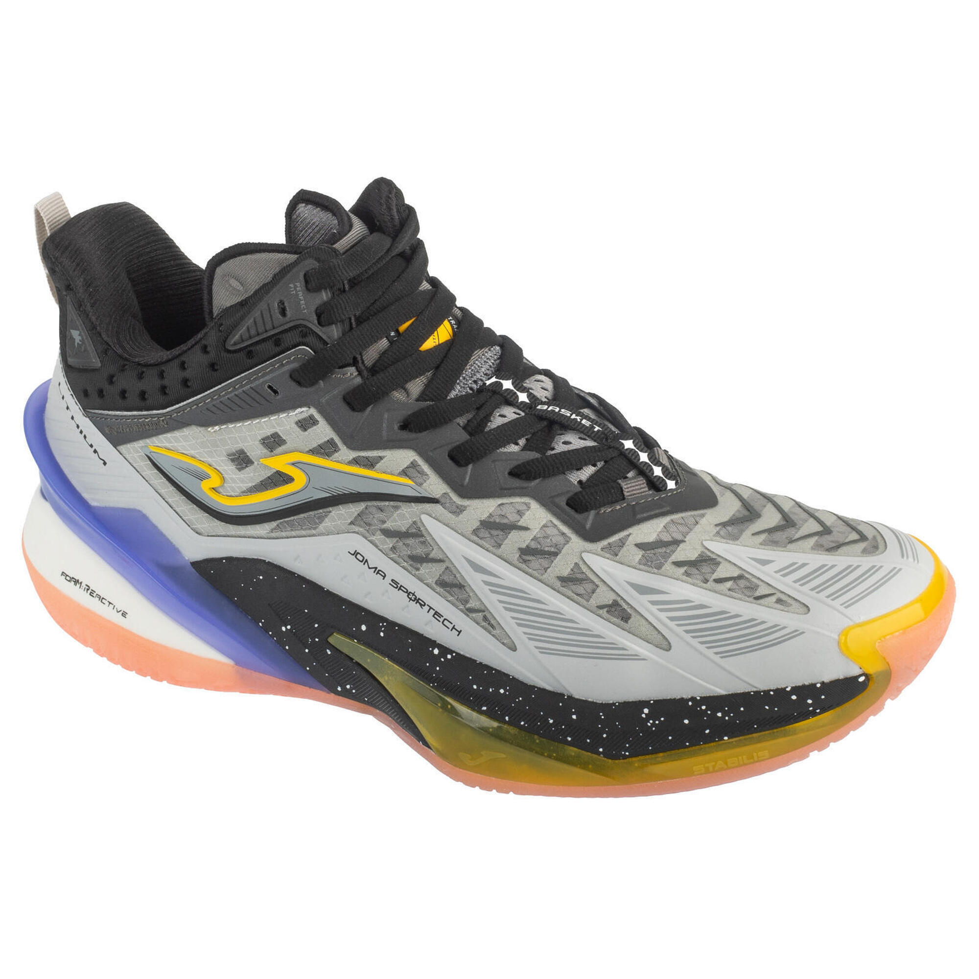 Joma - Chaussures Basket-ball Homme Joma Lithium 25 Gris - Chaussures De Sport - Gris - Decathlon
