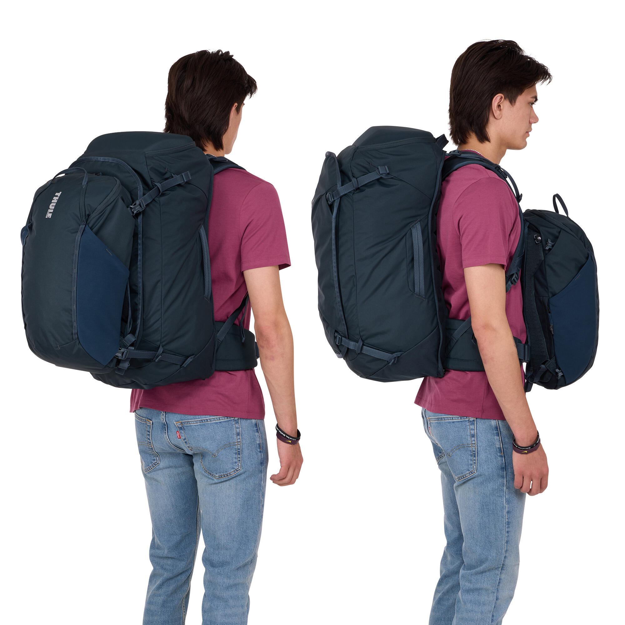 Sac à dos de voyage Thule Landmark Darkest blue 70 DARK BLUE 70 LITRES 4/7