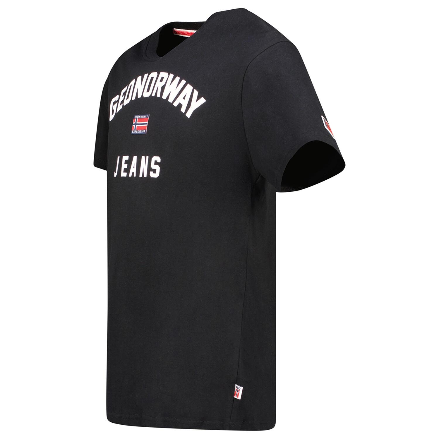 GEOGRAPHICAL NORWAY T-Shirt JASSIER MEN 254 Sneaker Schwarz (SY1361H/GN-Black) 2/3