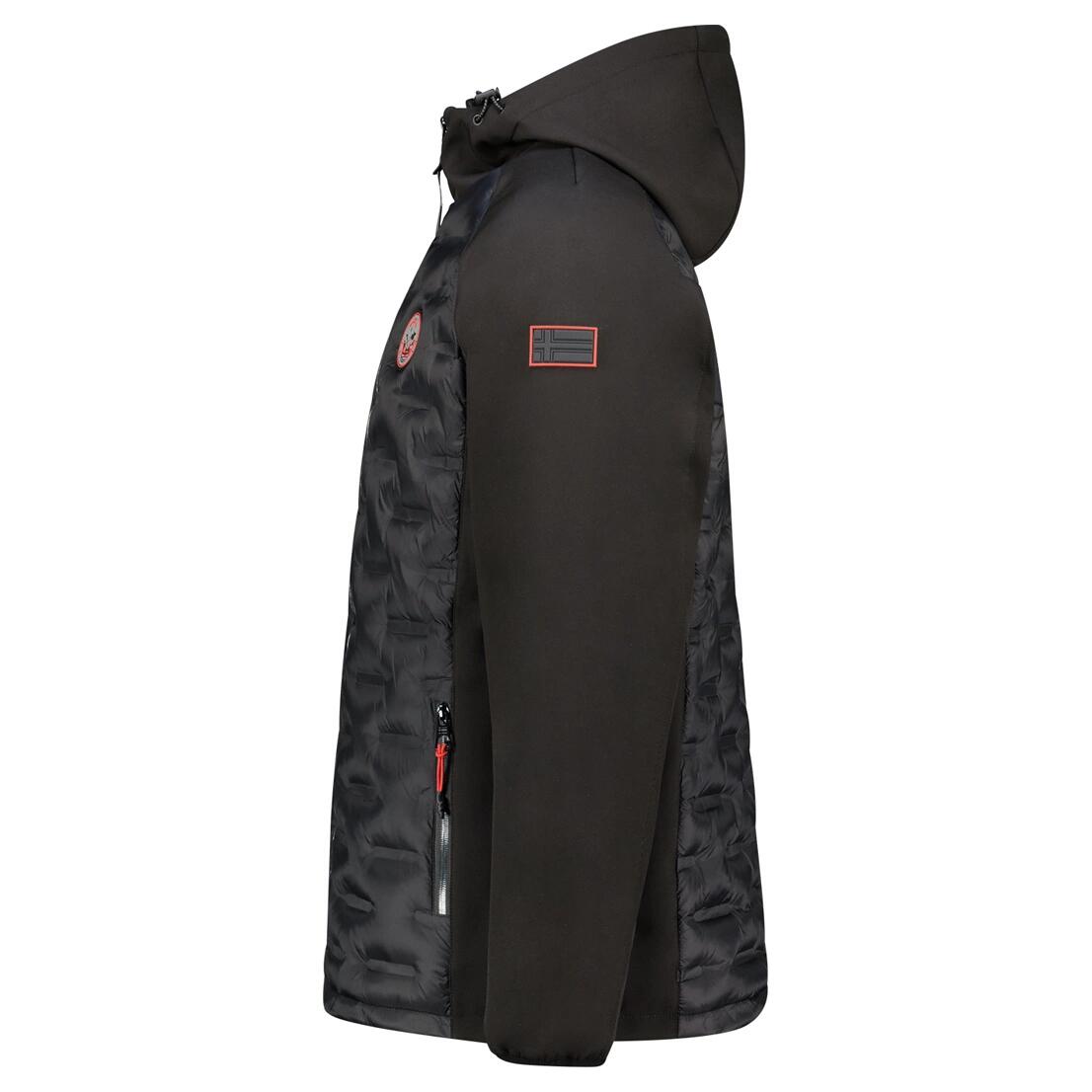 GEOGRAPHICAL NORWAY Kurtka BAEL BLACK DB MEN 056 BLACK Sneaker (WZ8113H/GN-NOIR) 3/3