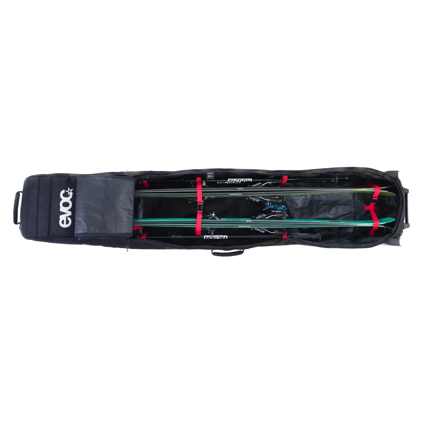 Sac à skis à roulettes – pouvant contenir jusqu'à deux paires de skis 4/7