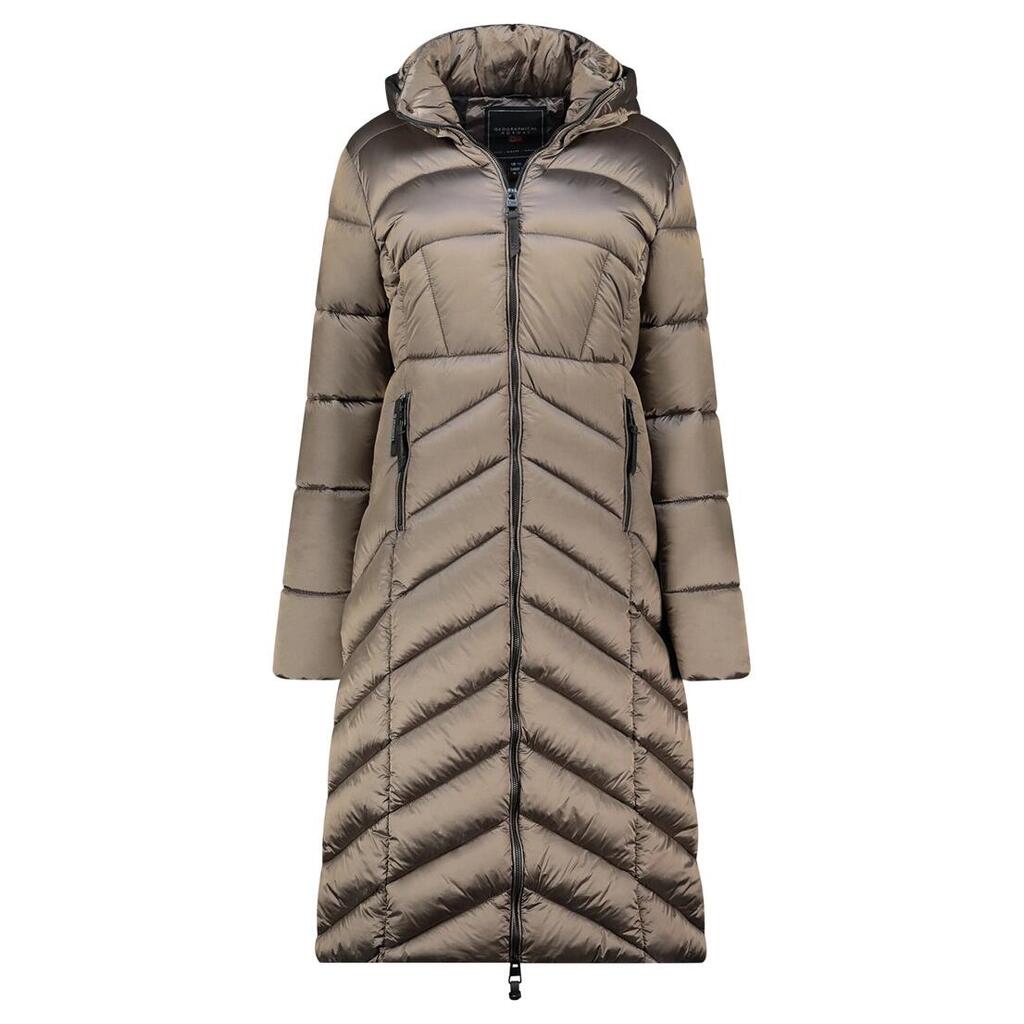 GEOGRAPHICAL NORWAY Kurtka BLANCHE LONG TAUPE DB LADY 0116 TAUPE Sneakers