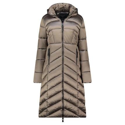 GEOGRAPHICAL NORWAY Kurtka BLANCHE LONG TAUPE DB LADY 0116 TAUPE Sneaker
