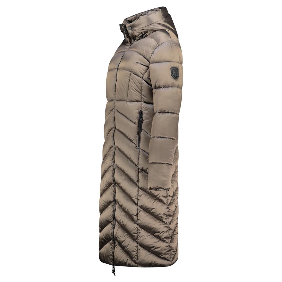 GEOGRAPHICAL NORWAY Kurtka BLANCHE LONG TAUPE DB LADY 0116 TAUPE Tenis 3/3