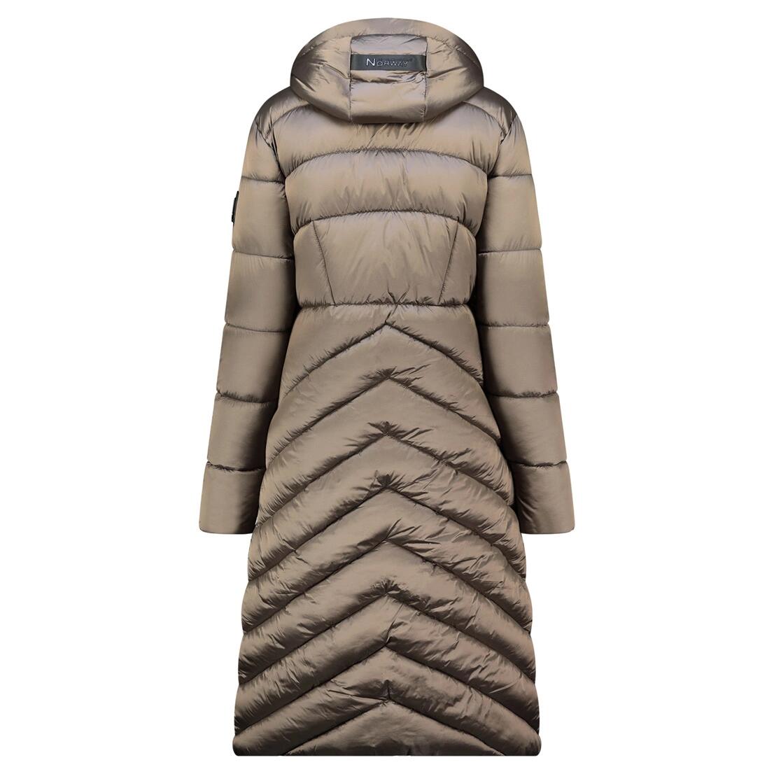 GEOGRAPHICAL NORWAY Kurtka BLANCHE LONG TAUPE DB LADY 0116 TAUPE Tenis 2/3