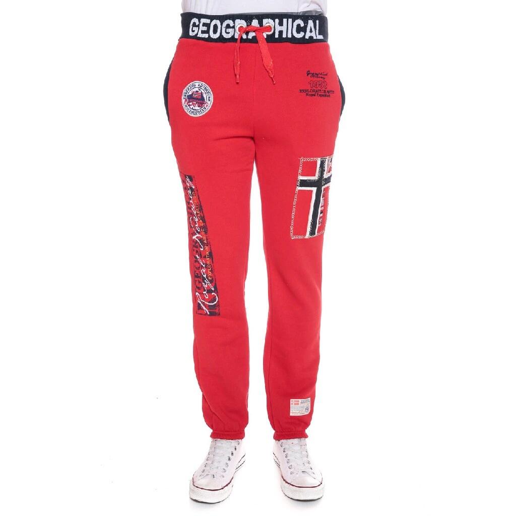 GEOGRAPHICAL NORWAY Spodnie MYER RED DB MEN 317 Sneakers Red