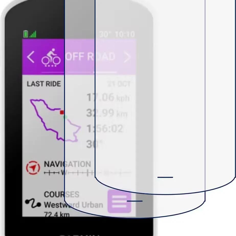 tempered glass screen protector 9H for garmin edge explore 2 0.5 mm