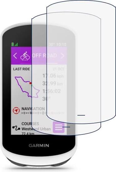 vidrio templado 9H 0,5 mm para garmin edge explore 2