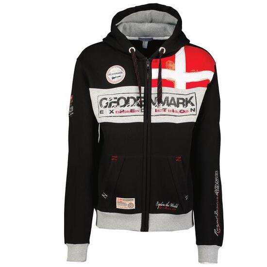 Bluza rozpinana męska Geographical Norway Flyer Danemark DB MEN 100 czarna