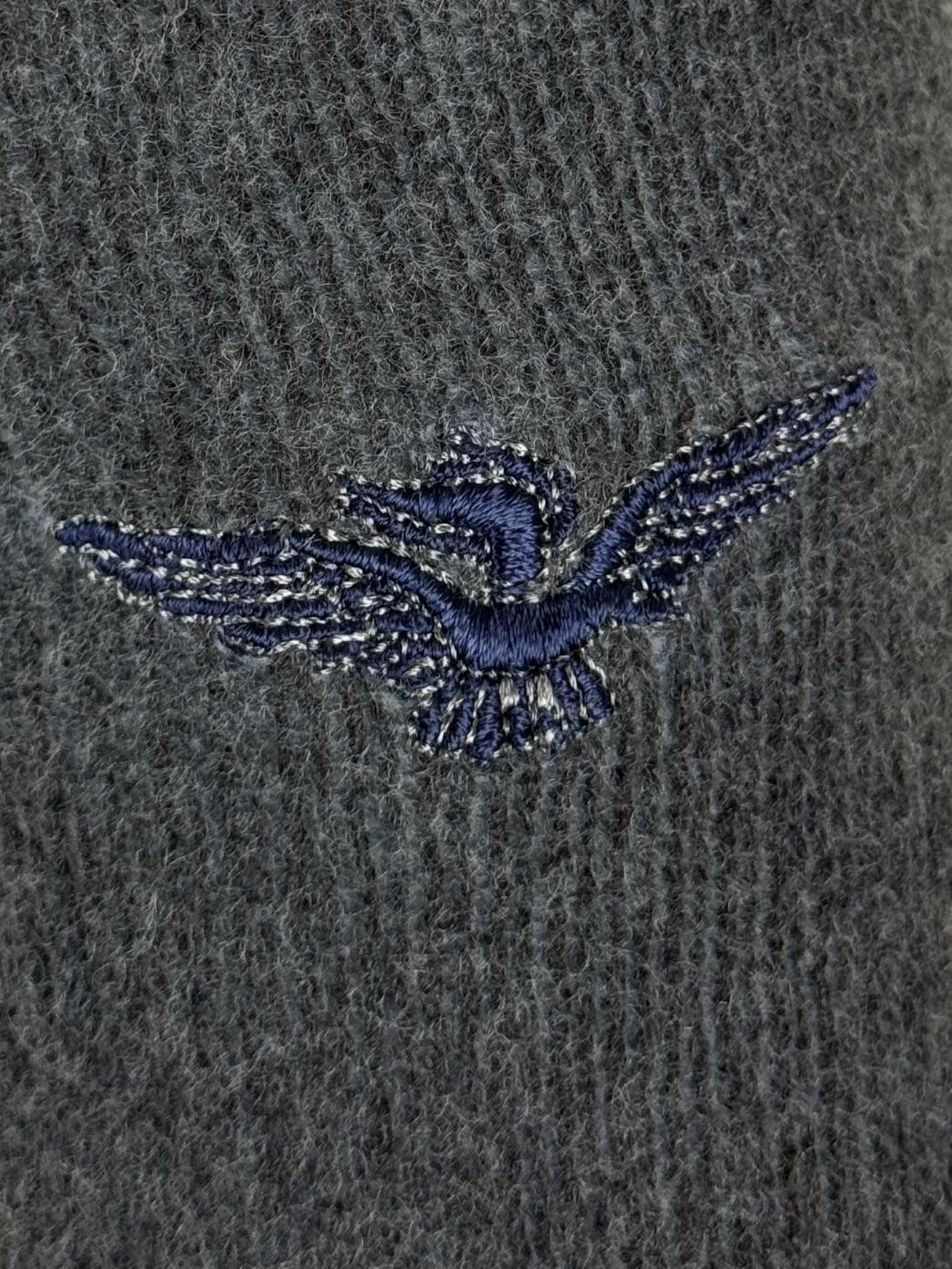 Tricot Uomo W5F855 Esercito in lana 3/4