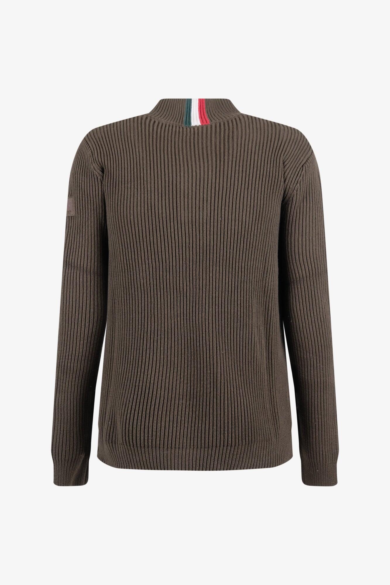 Tricot Uomo W5F850 Esercito in cotone 2/4