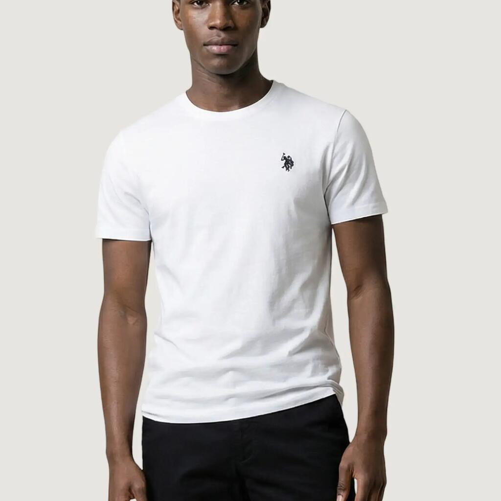 MEN'S crop top t-shirt MICK-BASIC WHITE