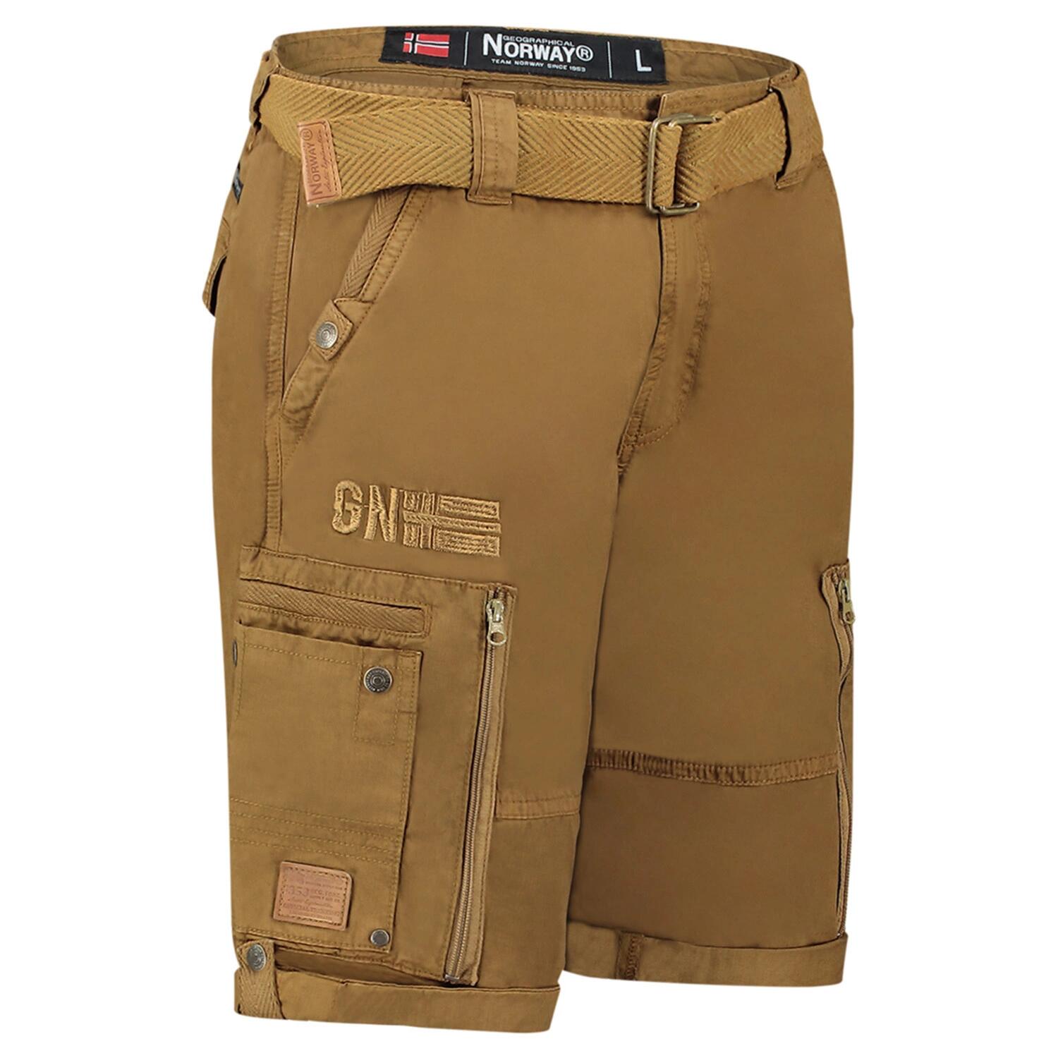 GEOGRAPHICAL NORWAY Bermudy PASSPARTOUT KAKI DB MEN 317 Baskets 3/3