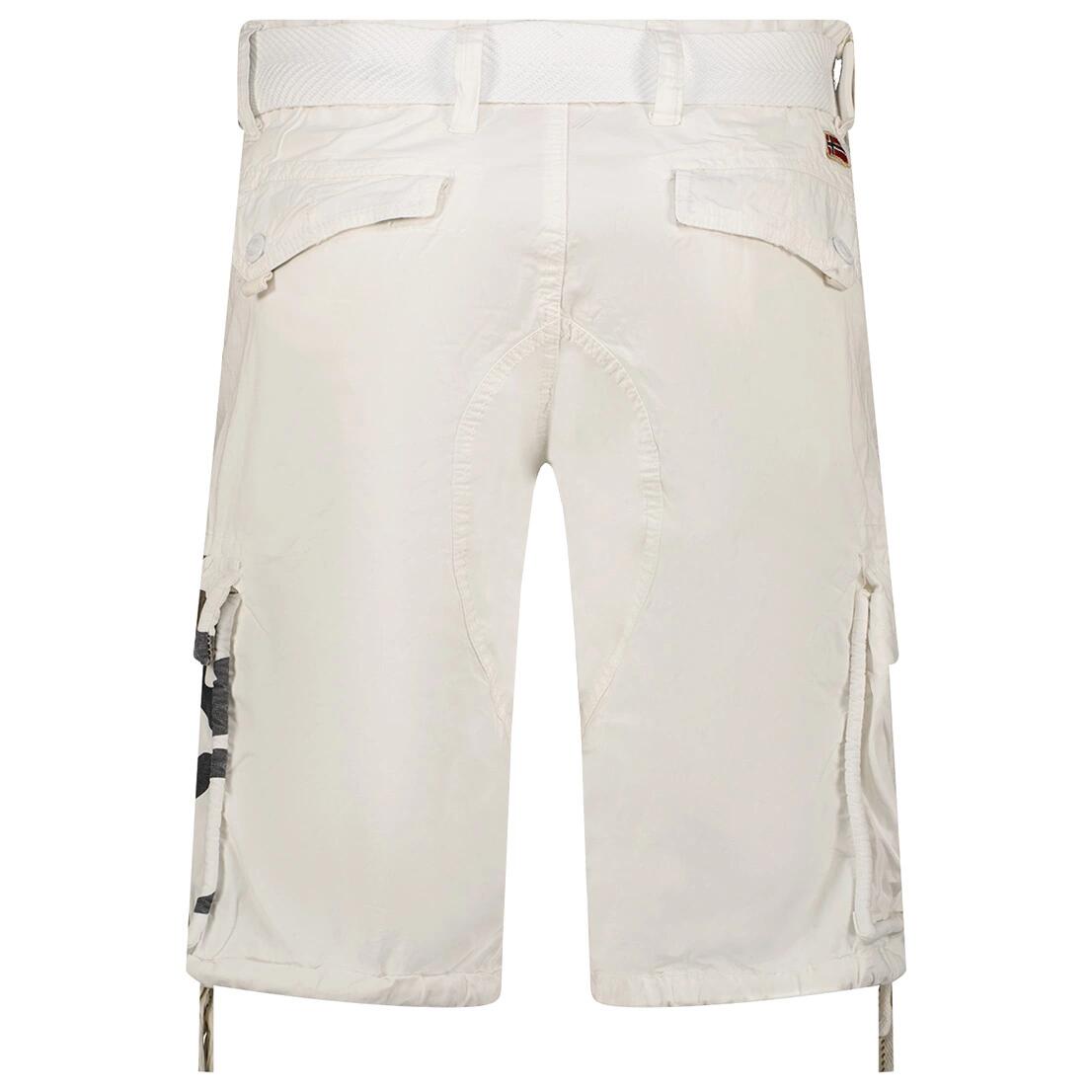 GEOGRAPHICAL NORWAY Bermudy PASTEQUE EO MEN 063 Sneakers Bia (SX1425H/GNO-White) 2/3