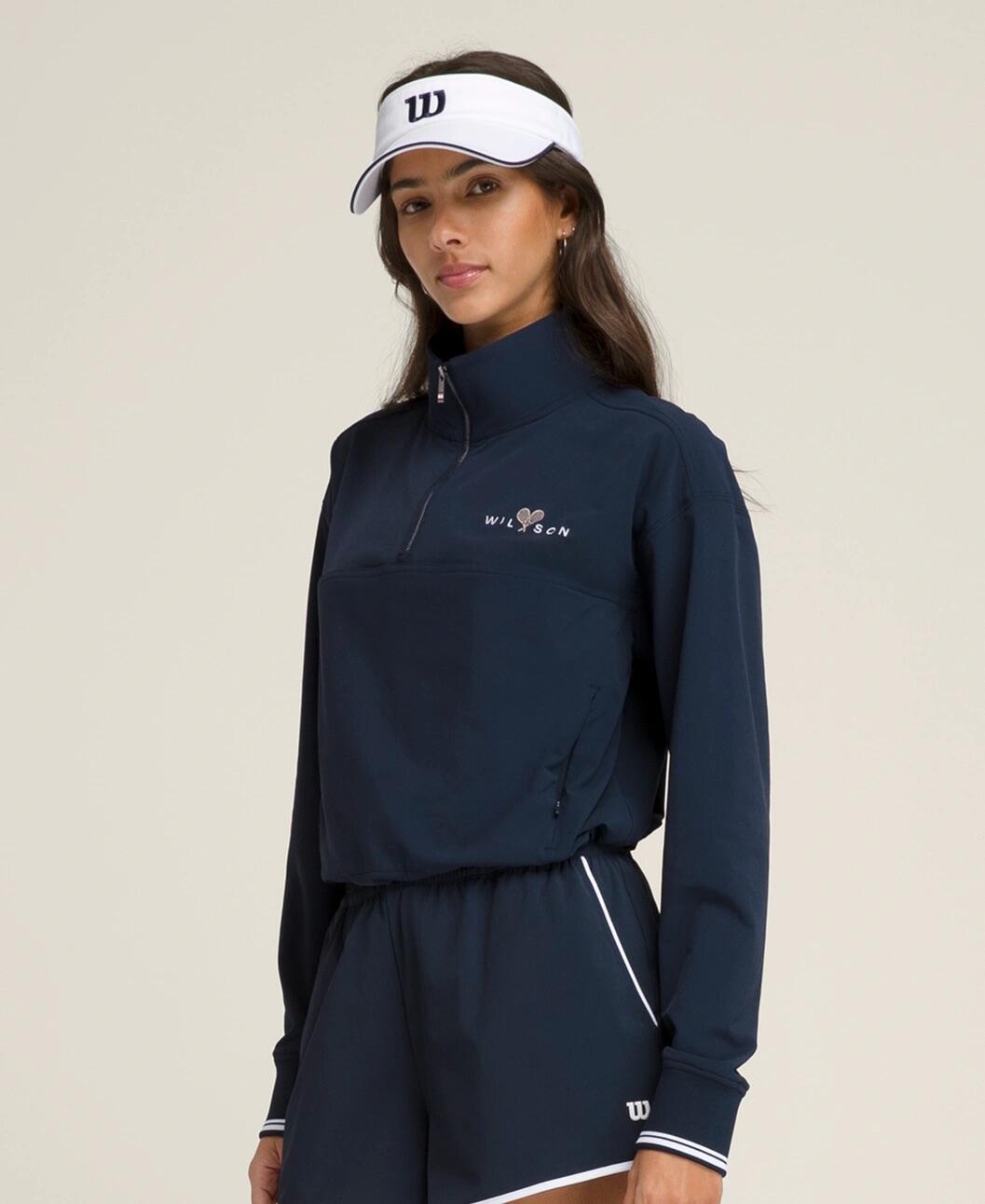 Hoodie Davenport Femme Bleu Marine 3/4